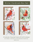 Winter Cardinals Boxed Set of 8 | Greeting Cards