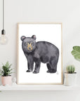 Black Bear Art Print