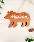 Big Bear Ornament | Personalized Wooden Ornament