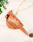 Cardinal Ornament | Personalized Wooden Ornament