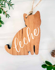 Cat Ornament | Personalized Wooden Ornament