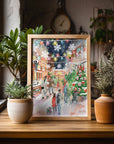 Holly Jolly Brawley on Fife St Art Print