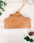 Farmhouse Ornament | Personalized Wooden Ornament