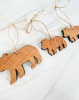 Little Bear Ornament | Personalized Wooden Ornament