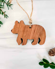 Little Bear Ornament | Personalized Wooden Ornament