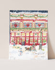 Holiday Bookstore Art Print