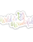 Wild & Wonderful Sticker