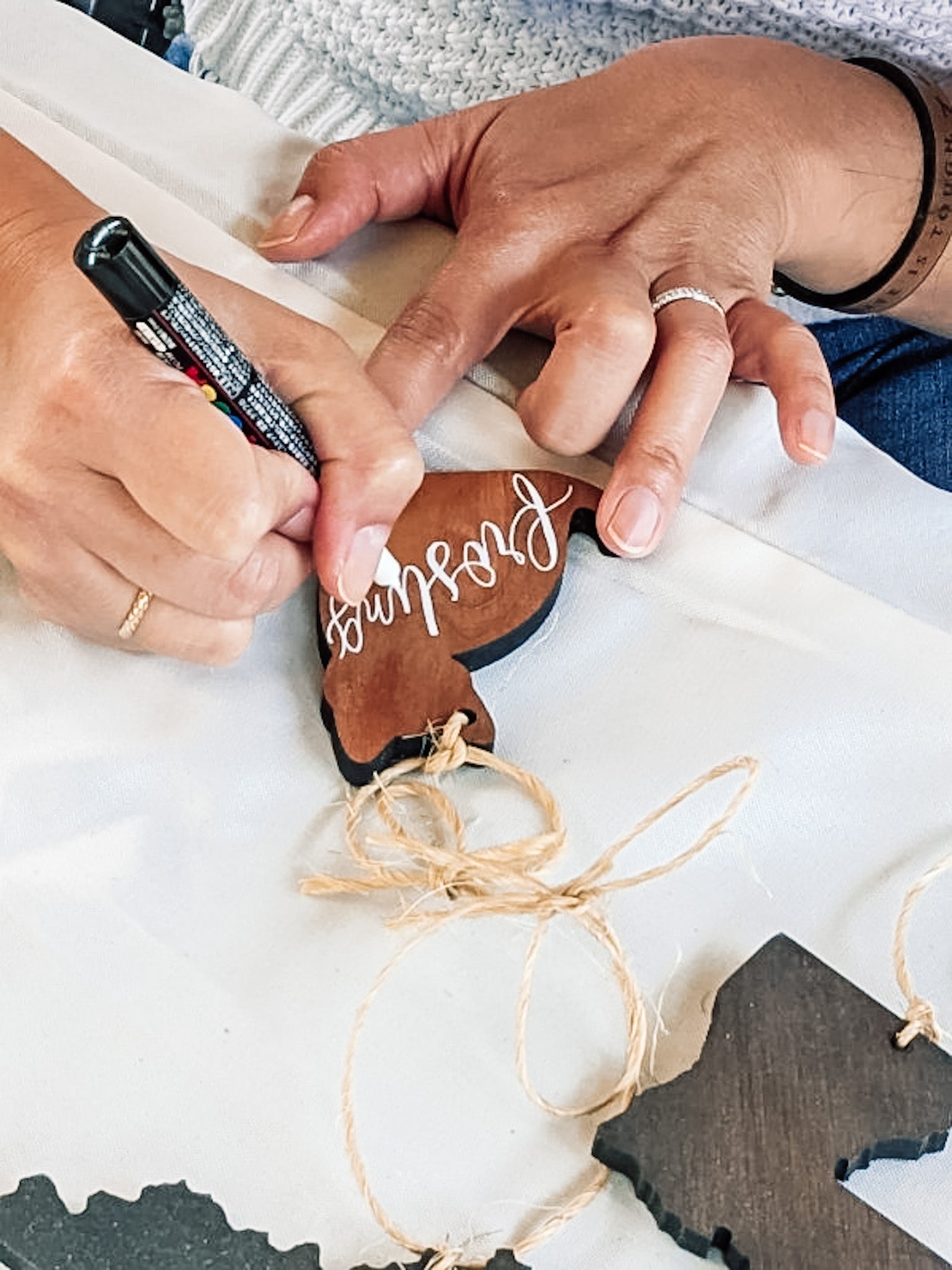 Little Bear Ornament | Personalized Wooden Ornament