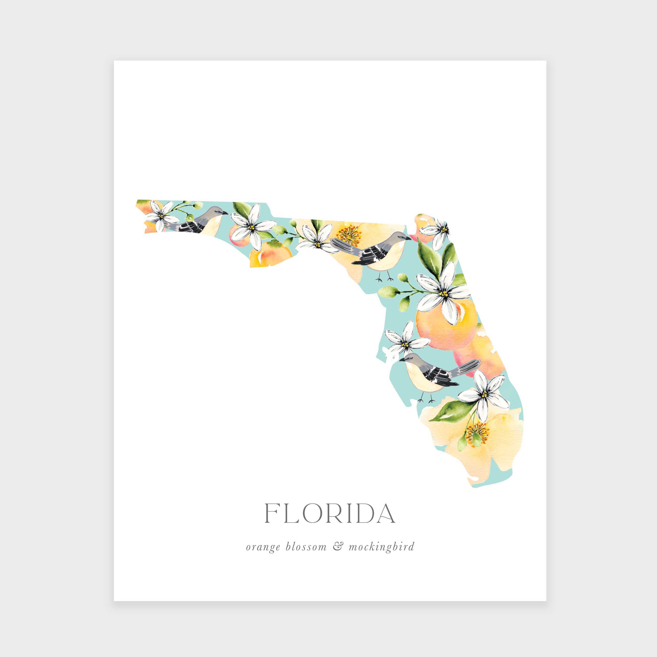 Florida Orange Blossom Art Print